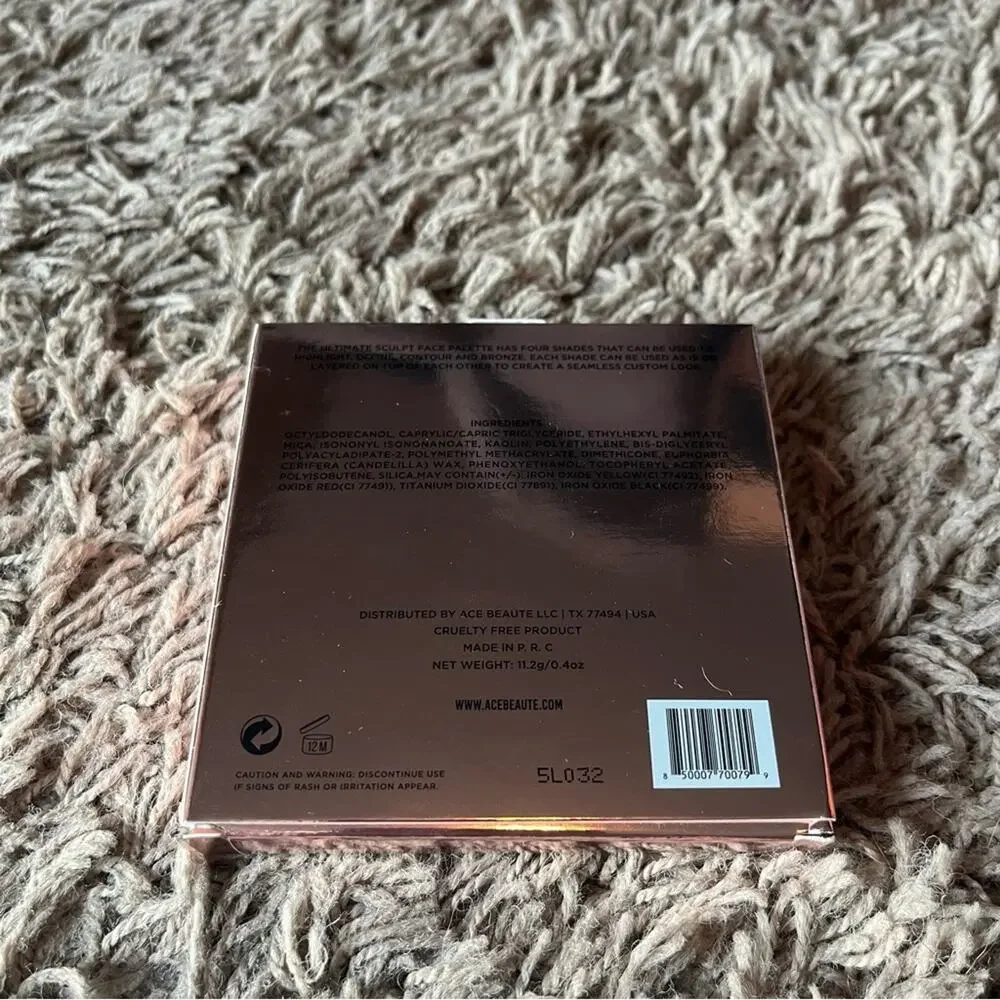 NWT! Ace Beaute Ultimate Sculpt Face Palette